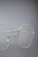 画像3: THOM BROWNE トムブラウン THOM BROWNE RECTANGULAR EYEGLASSES IN TITANIUM{E-}{-BFS} (3)