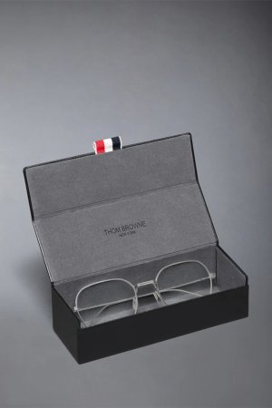 画像4: THOM BROWNE トムブラウン THOM BROWNE RECTANGULAR EYEGLASSES IN TITANIUM{E-}{-BFS}