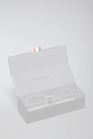 画像4:  {SOLD} THOM BROWNE トムブラウン THOM BROWNE RECTANGULAR EYEGLASSES IN TITANIUM{E-}{-BFS}