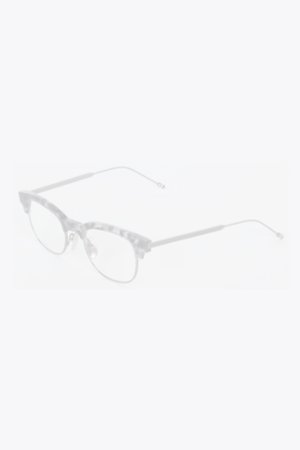 画像1:  {SOLD} THOM BROWNE トムブラウン THOM BROWNE OVAL EYEGLASSES IN ACETATE AND TITANIUM{E-}{-BFS}