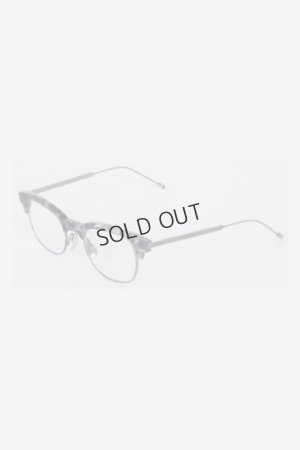画像1: {SOLD}THOM BROWNE トムブラウン THOM BROWNE OVAL EYEGLASSES IN ACETATE AND TITANIUM{E-}{-BFS}