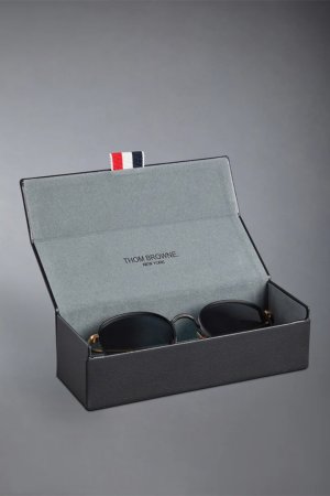 画像4: THOM BROWNE トムブラウン THOM BROWNE ROUND SUNGLASSES{E-}{-BFS}