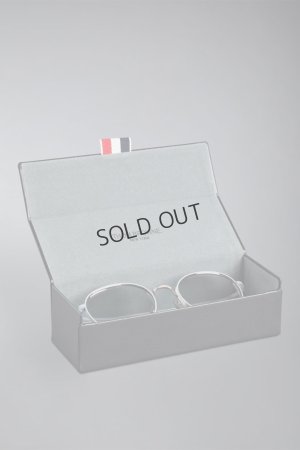 画像4: THOM BROWNE トムブラウン THOM BROWNE ROUND SUNGLASSES{E-}{-BFS}