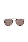 THOM BROWNE トムブラウン THOM BROWNE RECTANGULAR AVIATOR SUNGLASSES{E-}{-BFS}