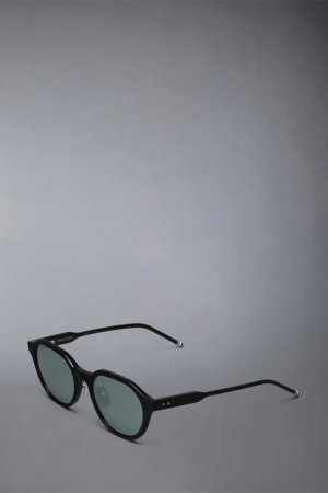 画像2: THOM BROWNE トムブラウン THOM BROWNE OVAL SUNGLASSES IN ACETATE{E-}{-BFS}