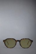 THOM BROWNE トムブラウン THOM BROWNE OVAL SUNGLASSES IN ACETATE{E-}{-BFS}