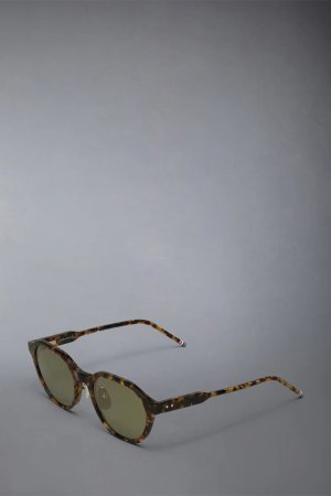 画像2: THOM BROWNE トムブラウン THOM BROWNE OVAL SUNGLASSES IN ACETATE{E-}{-BFS}