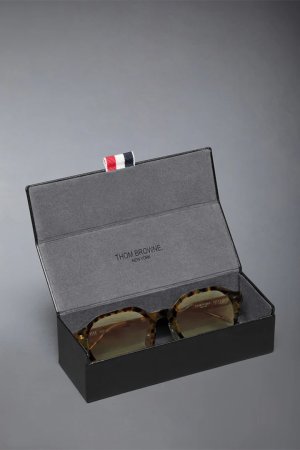 画像4: THOM BROWNE トムブラウン THOM BROWNE OVAL SUNGLASSES IN ACETATE{E-}{-BFS}