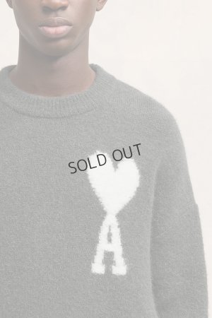 画像4: {SOLD}AMI アミ オフホワイト Ami de Coeur クルーネック セーター{-BDA}