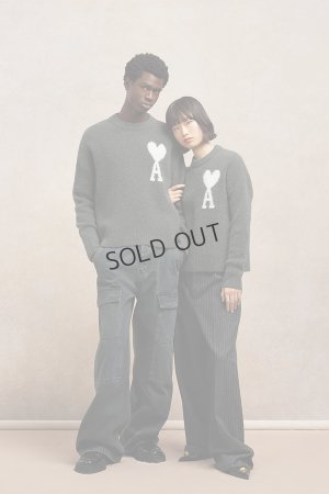 画像7: {SOLD}AMI アミ オフホワイト Ami de Coeur クルーネック セーター{-BDA}