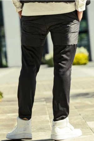 画像2: 【 30%OFF セール18,920円→13,244円】 1piu1uguale3 RELAX ウノピゥウノウグァーレトレ リラックス コンビネーション中綿パンツ{-BCA}