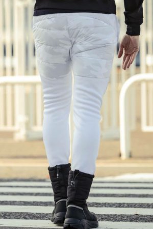 画像2: 【 30%OFF セール18,920円→13,244円】 1piu1uguale3 RELAX ウノピゥウノウグァーレトレ リラックス コンビネーション中綿パンツ{-BCA}