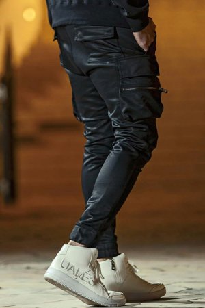 画像4: 1piu1uguale3 RELAX ウノピゥウノウグァーレトレ リラックス スリムカーゴパンツ{-BEA}