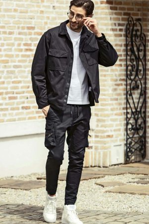 画像9: 1piu1uguale3 RELAX ウノピゥウノウグァーレトレ リラックス スリムカーゴパンツ{-BEA}