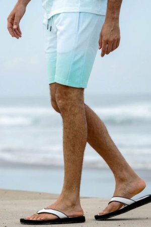 画像2: 【 40%OFF セール15,950円→9,570円】 1piu1uguale3 RELAX ウノピゥウノウグァーレトレ リラックス グラデーションスウェットハーフパンツ{-BDS}