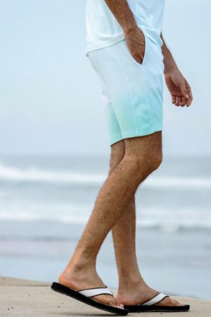 画像4: 【 40%OFF セール15,950円→9,570円】 1piu1uguale3 RELAX ウノピゥウノウグァーレトレ リラックス グラデーションスウェットハーフパンツ{-BDS}