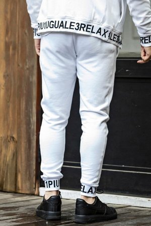 画像3: 【 40%OFF セール17,930円→10,758円】 1piu1uguale3 RELAX ウノピゥウノウグァーレトレ リラックス ワイドスピンドルロゴスウェットパンツ{-BDA}