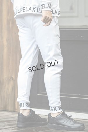 画像4: {SOLD}1piu1uguale3 RELAX ウノピゥウノウグァーレトレ リラックス ワイドスピンドルロゴスウェットパンツ{-BDA}