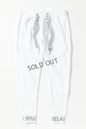 画像8: {SOLD}1piu1uguale3 RELAX ウノピゥウノウグァーレトレ リラックス ワイドスピンドルロゴスウェットパンツ{-BDA}