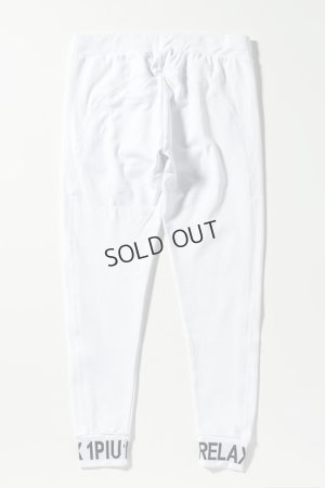 画像9: {SOLD}1piu1uguale3 RELAX ウノピゥウノウグァーレトレ リラックス ワイドスピンドルロゴスウェットパンツ{-BDA}
