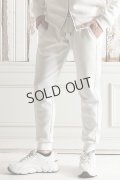 {SOLD}1piu1uguale3 RELAX ウノピゥウノウグァーレトレ リラックス レザーラインポンチロングパンツ{-BDA}