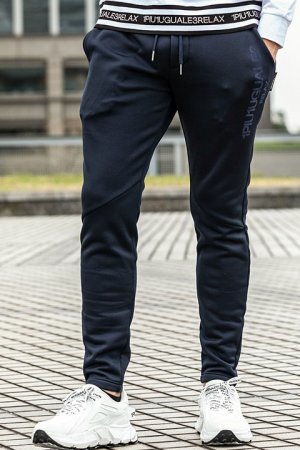 画像2: 【 40%OFF セール13,970円→8,382円】 1piu1uguale3 RELAX ウノピゥウノウグァーレトレ リラックス ポーラテック縦ロゴロングパンツ{-BDA}