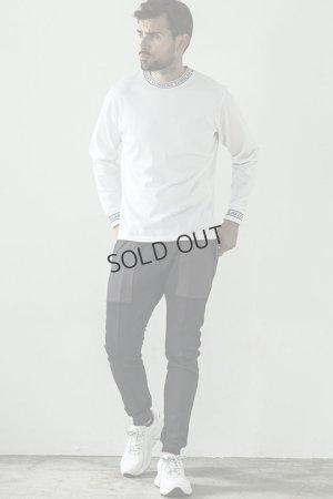 画像5: {SOLD}1piu1uguale3 RELAX ウノピゥウノウグァーレトレ リラックス ラインロゴコンビジョガーパンツ{-BDA}
