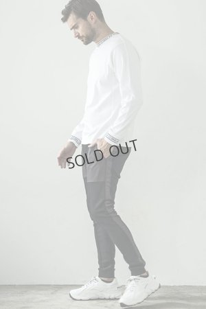 画像6: {SOLD}1piu1uguale3 RELAX ウノピゥウノウグァーレトレ リラックス ラインロゴコンビジョガーパンツ{-BDA}