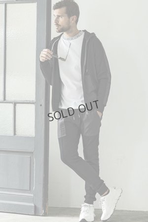 画像8: {SOLD}1piu1uguale3 RELAX ウノピゥウノウグァーレトレ リラックス ラインロゴコンビジョガーパンツ{-BDA}