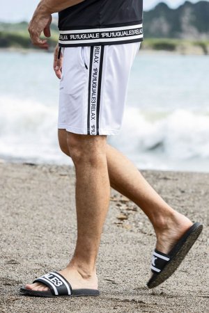 画像2: 【 30%OFF セール15,950円→11,165円】 1piu1uguale3 RELAX ウノピゥウノウグァーレトレ リラックス サイドロゴラッシュガードショーツ{-BES}