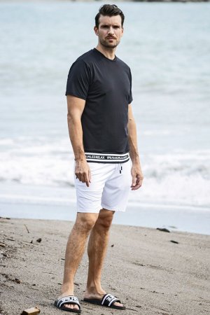 画像7: 【 30%OFF セール15,950円→11,165円】 1piu1uguale3 RELAX ウノピゥウノウグァーレトレ リラックス サイドロゴラッシュガードショーツ{-BES}