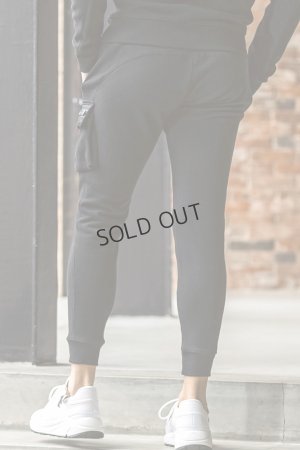 画像3: 1piu1uguale3 RELAX ウノピゥウノウグァーレトレ リラックス ビッグファスナーカーゴポケットスウェットパンツ{-BEA}