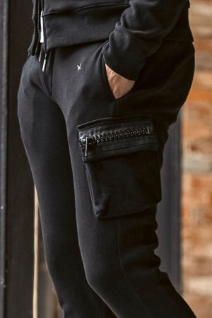 画像5: 1piu1uguale3 RELAX ウノピゥウノウグァーレトレ リラックス ビッグファスナーカーゴポケットスウェットパンツ{-BEA}
