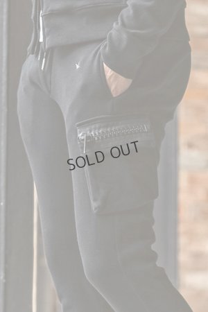 画像5: 1piu1uguale3 RELAX ウノピゥウノウグァーレトレ リラックス ビッグファスナーカーゴポケットスウェットパンツ{-BEA}