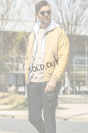 画像8: 1piu1uguale3 RELAX ウノピゥウノウグァーレトレ リラックス ビッグファスナーカーゴポケットスウェットパンツ{-BEA}