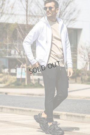 画像12: 1piu1uguale3 RELAX ウノピゥウノウグァーレトレ リラックス ビッグファスナーカーゴポケットスウェットパンツ{-BEA}