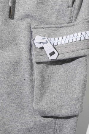 画像11: 1piu1uguale3 RELAX ウノピゥウノウグァーレトレ リラックス ビッグファスナーカーゴポケットスウェットパンツ{-BEA}