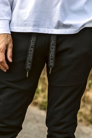 画像5: 1piu1uguale3 RELAX ウノピゥウノウグァーレトレ リラックス パイピングロゴワイドスピンドルジョガーパンツ{-BEA}