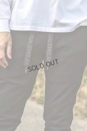 画像5: 1piu1uguale3 RELAX ウノピゥウノウグァーレトレ リラックス パイピングロゴワイドスピンドルジョガーパンツ{-BEA}