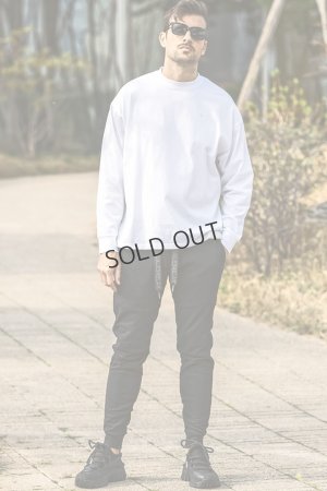 画像8: 1piu1uguale3 RELAX ウノピゥウノウグァーレトレ リラックス パイピングロゴワイドスピンドルジョガーパンツ{-BEA}