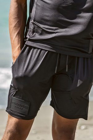 画像1: 1piu1uguale3 RELAX ウノピゥウノウグァーレトレ リラックス ラインロゴラッシュガードショーツ{-BFS}