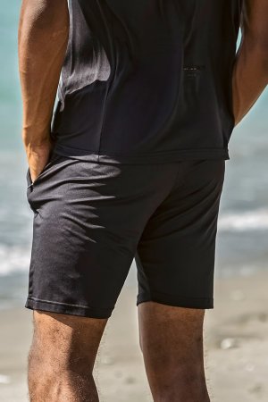 画像3: 1piu1uguale3 RELAX ウノピゥウノウグァーレトレ リラックス ラインロゴラッシュガードショーツ{-BFS}