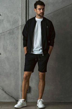 画像7: 1piu1uguale3 RELAX ウノピゥウノウグァーレトレ リラックス 接触冷感グレンチェックナイロンショーツ{-BFS}