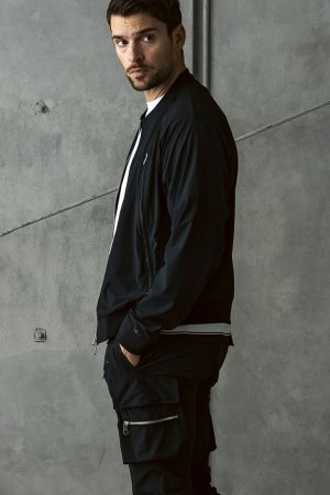 画像6: 1piu1uguale3 RELAX ウノピゥウノウグァーレトレ リラックス 接触冷感グレンチェックナイロンカーゴパンツ{-BFS}