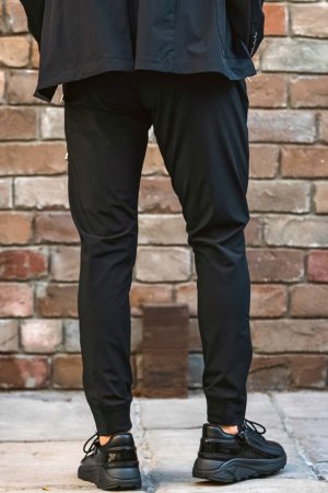 画像3: 1piu1uguale3 RELAX ウノピゥウノウグァーレトレ リラックス 接触冷感グレンチェックナイロンジョガーパンツ{-BFS}