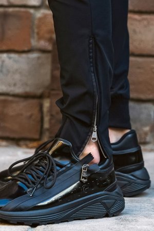 画像7: 1piu1uguale3 RELAX ウノピゥウノウグァーレトレ リラックス 接触冷感グレンチェックナイロンジョガーパンツ{-BFS}