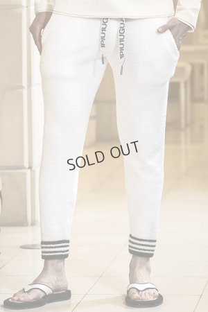 画像1: {SOLD}1piu1uguale3 RELAX ウノピゥウノウグァーレトレ リラックス ヘムラインニットロングパンツ{-BDA}