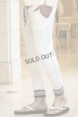 画像2: {SOLD}1piu1uguale3 RELAX ウノピゥウノウグァーレトレ リラックス ヘムラインニットロングパンツ{-BDA}