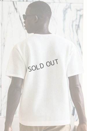 画像4: {SOLD}1piu1uguale3 RELAX ウノピゥウノウグァーレトレ リラックス ロゴアイコン半袖ニットTシャツ{-BES}