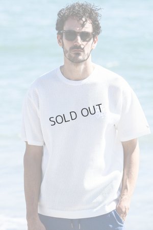 画像10: {SOLD}1piu1uguale3 RELAX ウノピゥウノウグァーレトレ リラックス ロゴアイコン半袖ニットTシャツ{-BES}